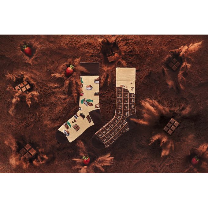 MANY MORNINGS skarpetki wesołe kolorowe, czekolada, Chocolate Time | Sklep GriShop.eu | Galanteria i dodatki