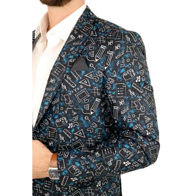 GIOVANNI PERA Marynarka męska D615 muzyczna, nauka, czarna, granatowa, sportowa, abc | Sklep GriShop.eu | Marynarki