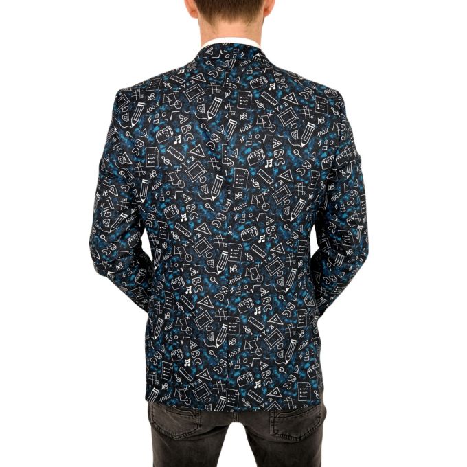 GIOVANNI PERA Marynarka męska D615 muzyczna, nauka, czarna, granatowa, sportowa, abc | Sklep GriShop.eu | Marynarki