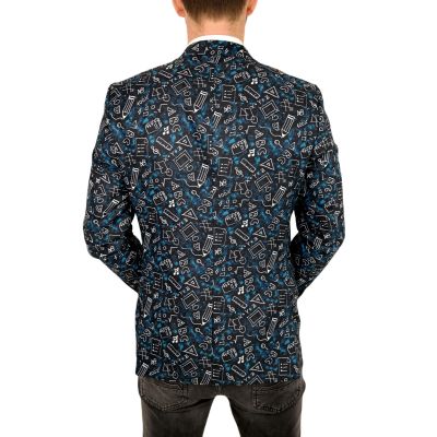 GIOVANNI PERA Marynarka męska D615 muzyczna, nauka, czarna, granatowa, sportowa, abc | Sklep GriShop.eu | Marynarki