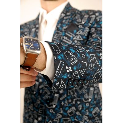 GIOVANNI PERA Marynarka męska D615 muzyczna, nauka, czarna, granatowa, sportowa, abc | Sklep GriShop.eu | Marynarki