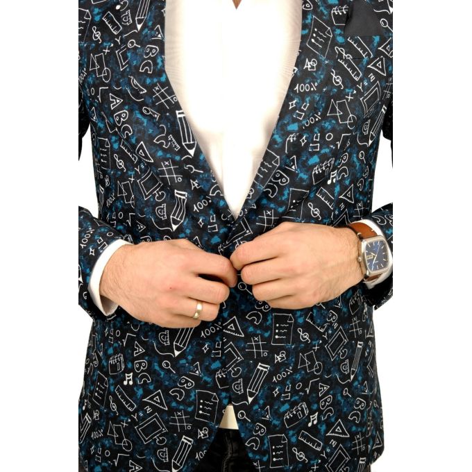 GIOVANNI PERA Marynarka męska D615 muzyczna, nauka, czarna, granatowa, sportowa, abc | Sklep GriShop.eu | Marynarki