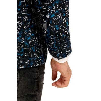 GIOVANNI PERA Marynarka męska D615 muzyczna, nauka, czarna, granatowa, sportowa, abc | Sklep GriShop.eu | Marynarki