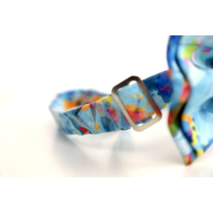 GIOVANNI PERA elegancka mucha muszka D622 Kolorowa, Wesoła, Niebieska, kropki, ciapki | Sklep GriShop.eu | Muszki