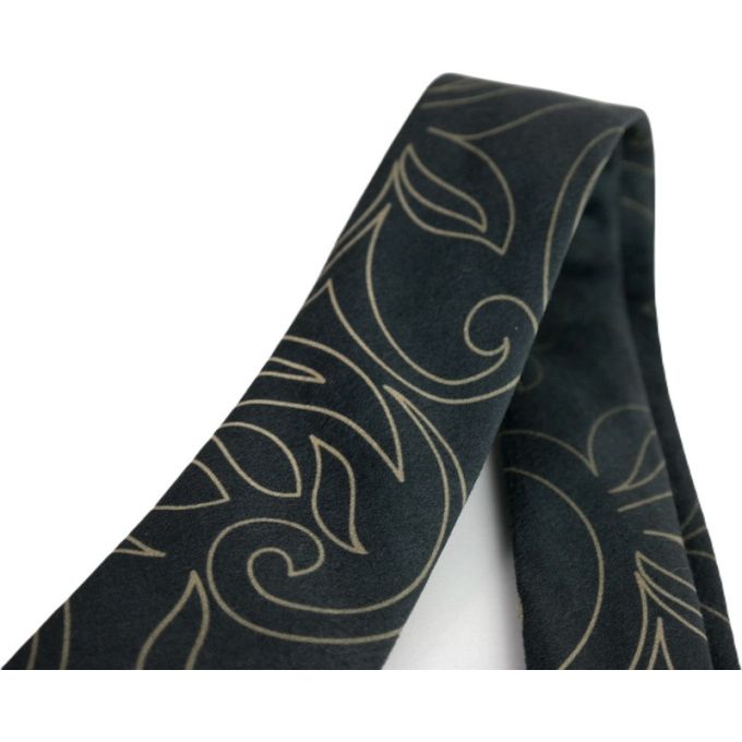 GIOVANNI PERA elegancki krawat D619 Ekskluzywny, Grafit, Kwiaty, Imprezowy, Glamour | Sklep GriShop.eu | Krawaty