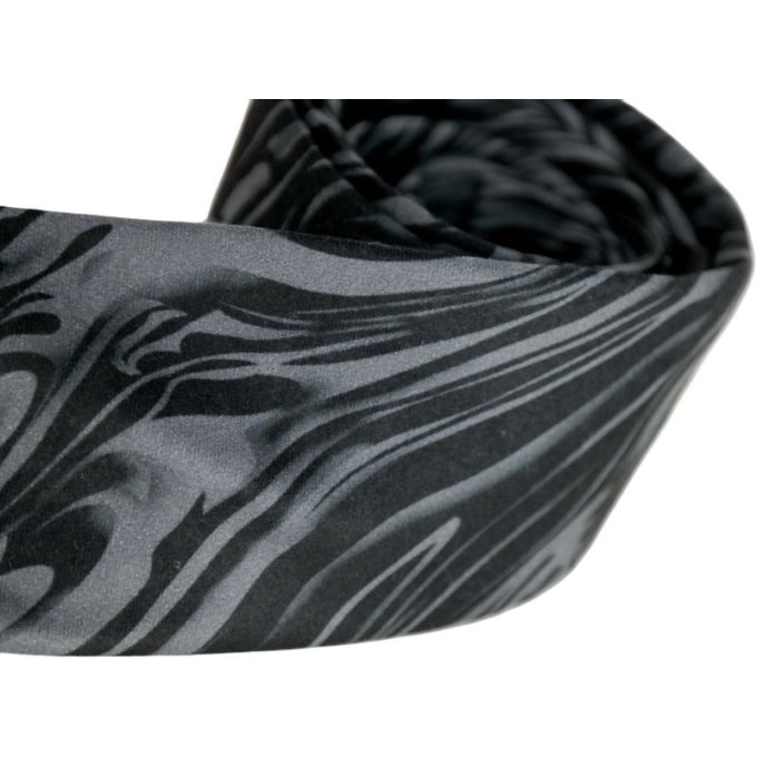 GIOVANNI PERA elegancki krawat D617 Casual, Słoje, Czarny Szary | Sklep GriShop.eu | Krawaty