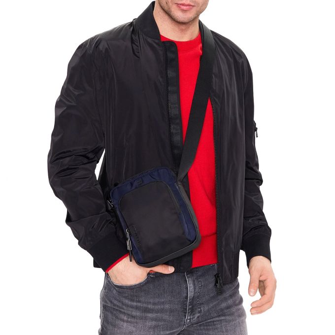 TOMMY HILFIGER Torba Saszetka męska granatowa, czarna T71 mała | Sklep GriShop.eu | Galanteria i dodatki