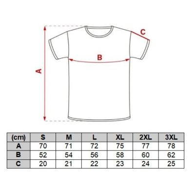 ARMATA DI MARE T-shirt męski czerwony TA6 logo | Sklep GriShop.eu | Koszulki