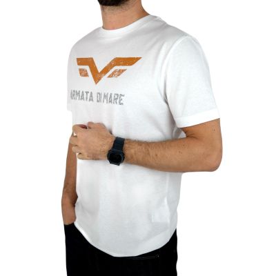 ARMATA DI MARE T-shirt męski biały TA3 logo | Sklep GriShop.eu | Koszulki