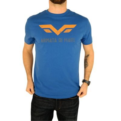 ARMATA DI MARE T-shirt męski niebieski TA4 logo | Sklep GriShop.eu | Koszulki
