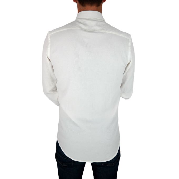 GIOVANNI PERA Koszula męska GP338 biała, wykończenie kolorowe | Sklep GriShop.eu | Koszule