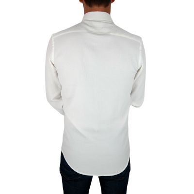 GIOVANNI PERA Koszula męska GP338 biała, wykończenie kolorowe | Sklep GriShop.eu | Koszule