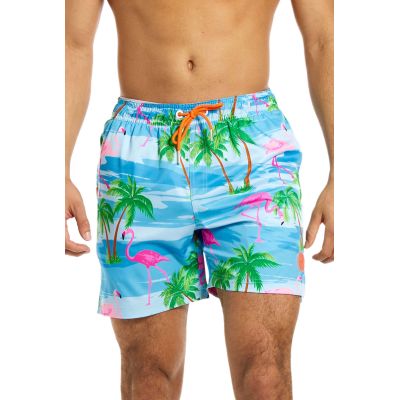 OPPOSUITS Spodenki, Szorty kąpielowe męskie, flamingi kolorowe | Sklep GriShop.eu | Spodnie