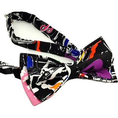 GIOVANNI PERA elegancka mucha muszka D623 kolorowa, muzyczna, gitara, komiks, wow, wesoła | Sklep GriShop.eu | Muszki