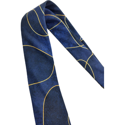 GIOVANNI PERA elegancki krawat D632 Casual, granatowy, słoje, niebieski | Sklep GriShop.eu | Krawaty