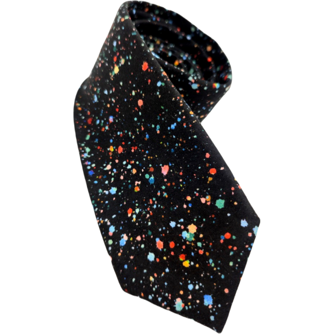 GIOVANNI PERA elegancki krawat D629 kropki, konfetti, wesoły | Sklep GriShop.eu | Krawaty