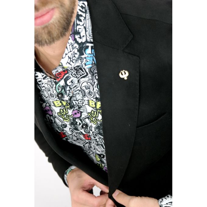MARCO MILANO Marynarka męska C19 czarna, gładka, elegancka, casual, sportowa | Sklep GriShop.eu | Marynarki