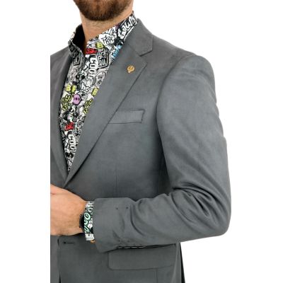 MARCO MILANO Marynarka męska C18 szara, gładka, elegancka, casual, sportowa | Sklep GriShop.eu | Marynarki