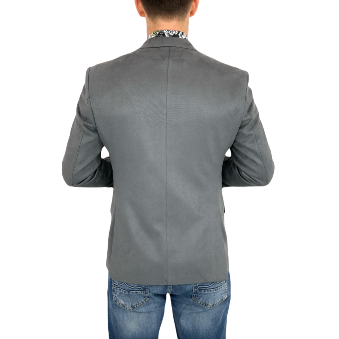 MARCO MILANO Marynarka męska C18 szara, gładka, elegancka, casual, sportowa | Sklep GriShop.eu | Marynarki
