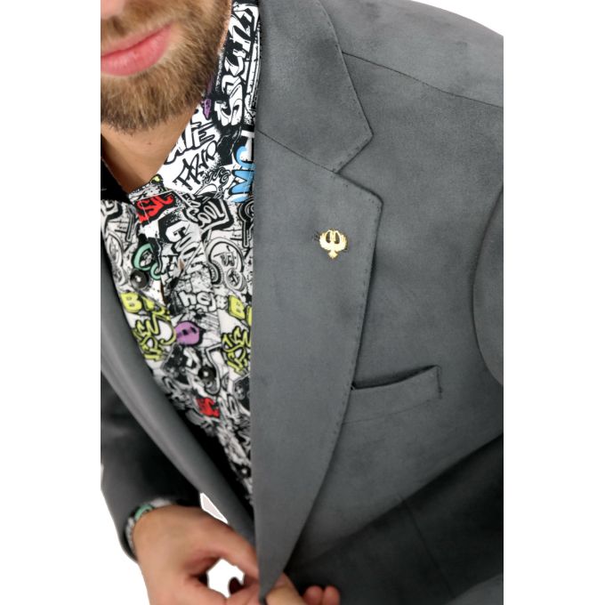MARCO MILANO Marynarka męska C18 szara, gładka, elegancka, casual, sportowa | Sklep GriShop.eu | Marynarki