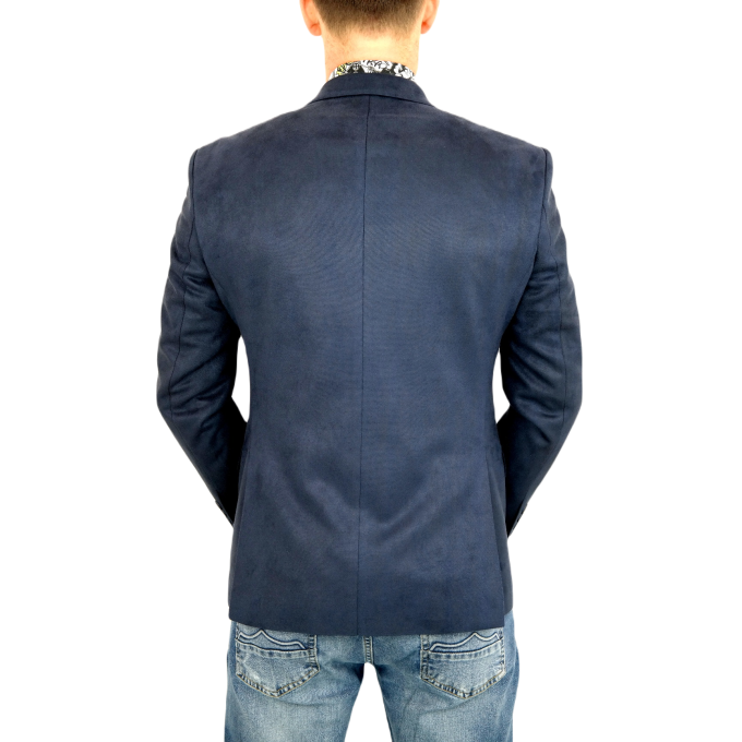 MARCO MILANO Marynarka męska C17, granatowa, gładka, elegancka, casual, sportowa | Sklep GriShop.eu | Marynarki