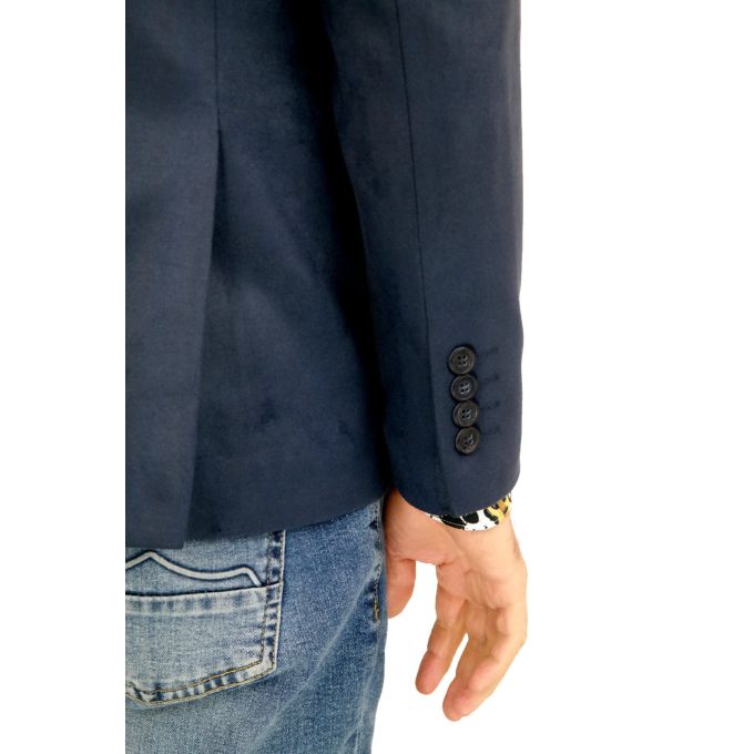 MARCO MILANO Marynarka męska C17, granatowa, gładka, elegancka, casual, sportowa | Sklep GriShop.eu | Marynarki