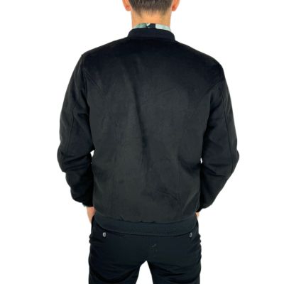 MACKTEN Bluza/Kurtka męska KMC1 czarna, rozpinana na stójce | Sklep GriShop.eu | Bluzy