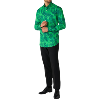 OPPOSUITS Koszula męska zielona, THE JOKER, wesła, kolorowa | Sklep GriShop.eu | Koszule