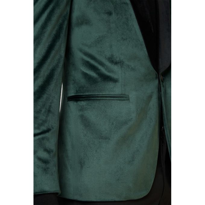 OPPOSUITS Marynarka męska MO4 zielona, aksamit, ekskluzywna, DINNER JACKET - RICH GREEN | Sklep GriShop.eu | Marynarki