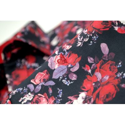 DANIEL BESSI Koszula męska fb540 ekskluzywna róże kwiaty kolorowa | Sklep GriShop.eu | Koszule