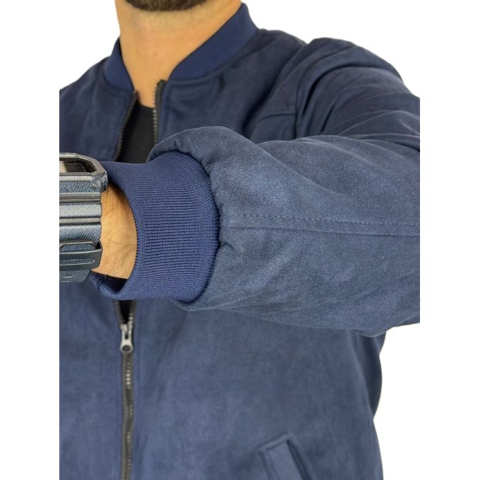 MACKTEN Bluza/Kurtka męska KMC4 granatowa, rozpinana na stójce | Sklep GriShop.eu | Bluzy