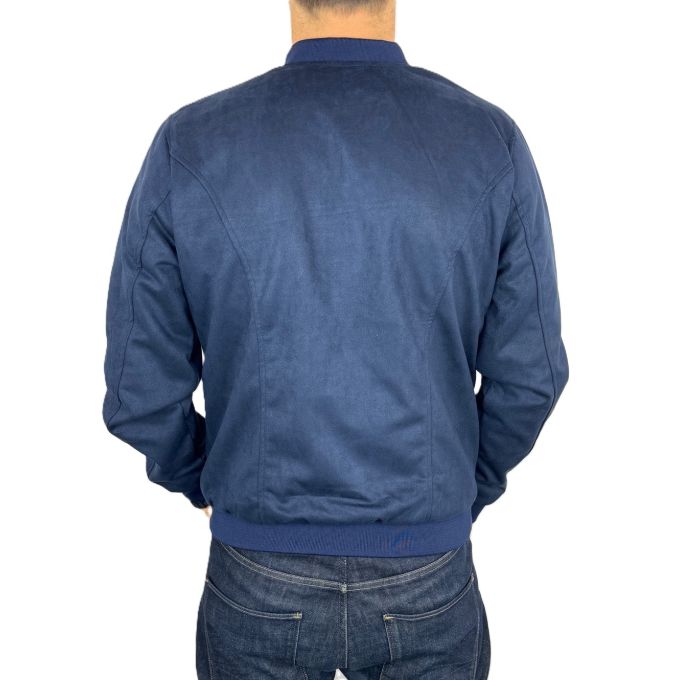 MACKTEN Bluza/Kurtka męska KMC4 granatowa, rozpinana na stójce | Sklep GriShop.eu | Bluzy