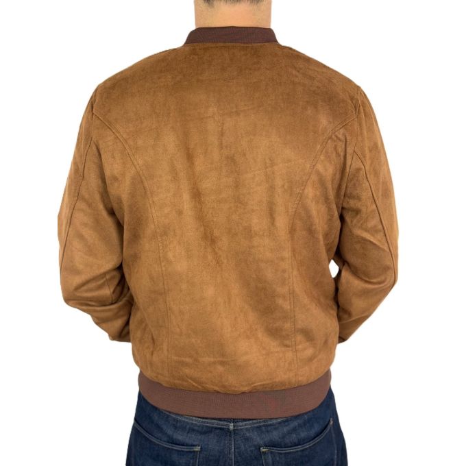 MACKTEN Bluza/Kurtka męska KMC5 brązowa, ruda, rozpinana na stójce | Sklep GriShop.eu | Bluzy