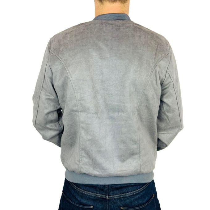 MACKTEN Bluza/Kurtka męska KMC3 szara, rozpinana na stójce | Sklep GriShop.eu | Bluzy