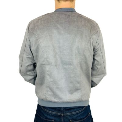 MACKTEN Bluza/Kurtka męska KMC3 szara, rozpinana na stójce | Sklep GriShop.eu | Bluzy
