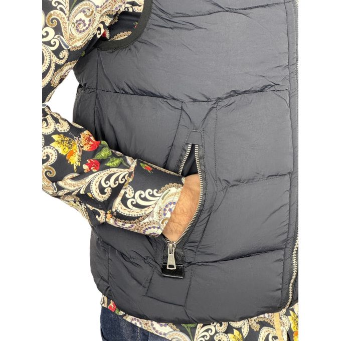 GIOVANNI PERA Kamizelka bezrękawnik męski BG3 czarny, ciepły | Sklep GriShop.eu | Kurtki