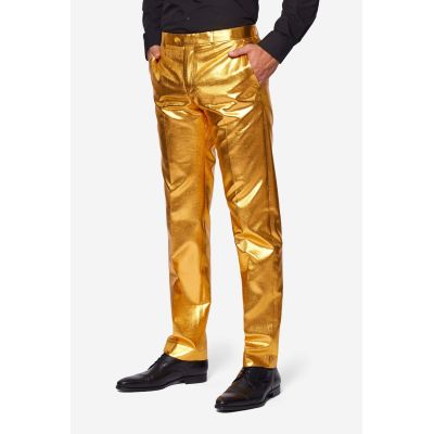 OPPOSUITS Garnitur męski z krawatem, złoty, GROOVY GOLD, imprezowy, połysk, blask | Sklep GriShop.eu | Garnitury