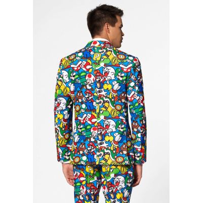 OPPOSUITS Garnitur męski z krawatem, Super Mario, kolorowy, wesoły | Sklep GriShop.eu | Strona główna