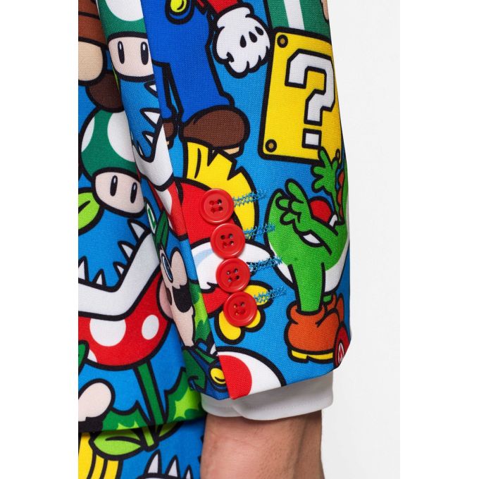 OPPOSUITS Garnitur męski z krawatem, Super Mario, kolorowy, wesoły | Sklep GriShop.eu | Strona główna