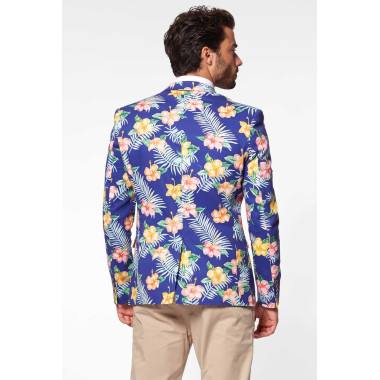 OPPOSUITS Marynarka męska kolorowa, FLOWERS, wesoła, kwiaty, tropikalna