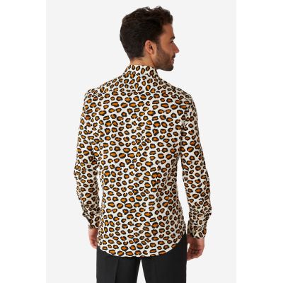 OPPOSUITS Koszula męska, beżowa, THE JAG, pantera, imprezowa | Sklep GriShop.eu | Koszule