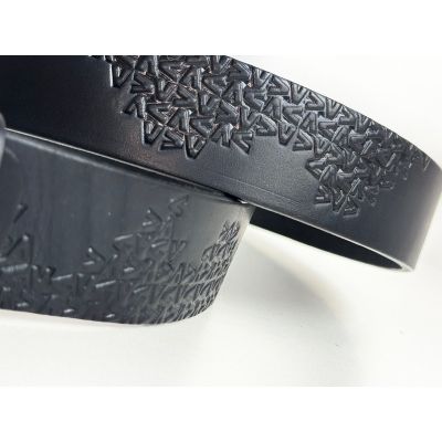 JCL Pasek męski skóra czarny J13 możliwość skracania, klasyczna, srebrna klamra | Sklep GriShop.eu | Strona główna