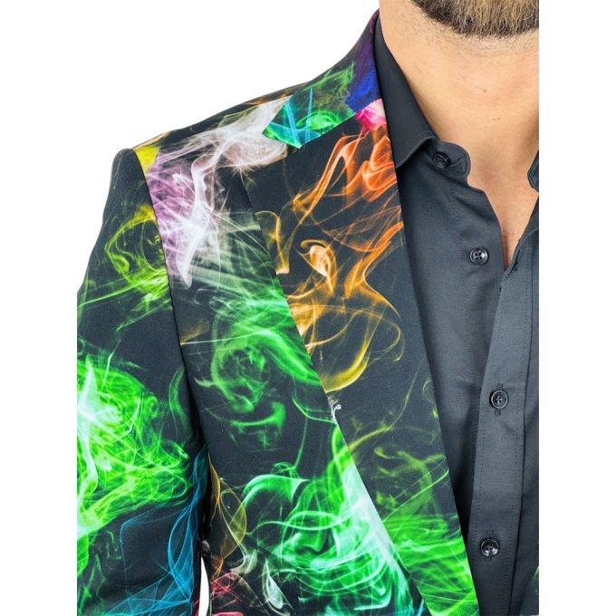MARCO MILANO Marynarka męska C28 kolorowa, dymy, NEON, wesoła, imprezowa | Sklep GriShop.eu | Marynarki