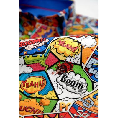 DANIEL BESSI Koszula męska fb122 komiks, BOOM, BANG, kolorowa, bombowa | Sklep GriShop.eu | Koszule