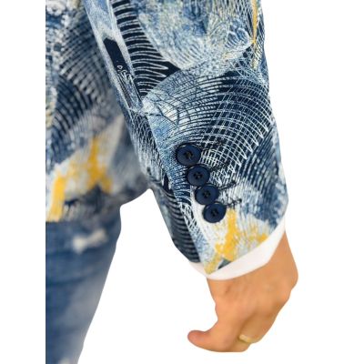 MARCO MILANO Marynarka męska C29 niebieska, casual, kolorowa, kolor jeans | Sklep GriShop.eu | Marynarki