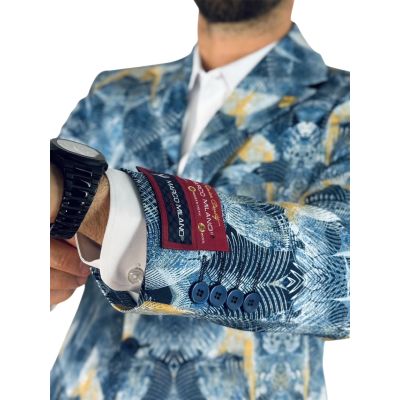 MARCO MILANO Marynarka męska C29 niebieska, casual, kolorowa, kolor jeans | Sklep GriShop.eu | Marynarki