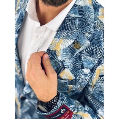 MARCO MILANO Marynarka męska C29 niebieska, casual, kolorowa, kolor jeans | Sklep GriShop.eu | Marynarki