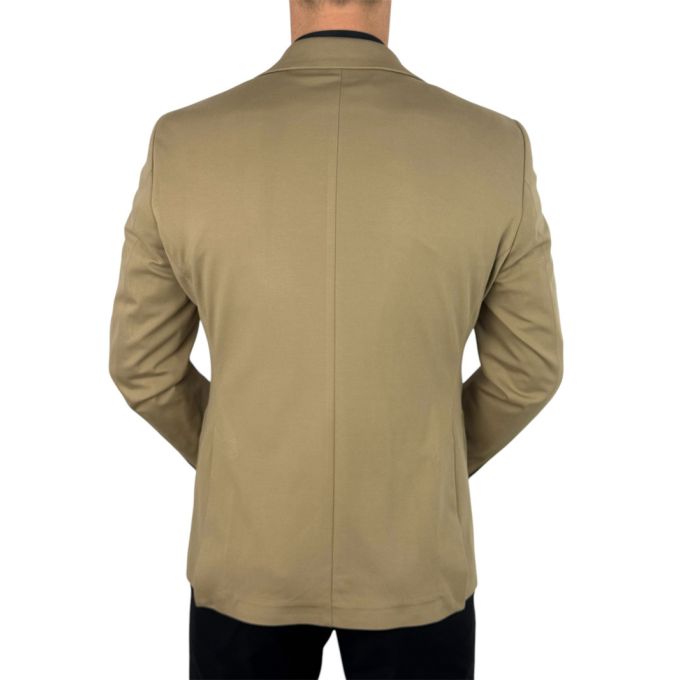 GIOVANNI PERA Marynarka MB09 beżowa, gładka, sportowa, elastyczna, na co dzień i nie tylko | Sklep GriShop.eu | Marynarki