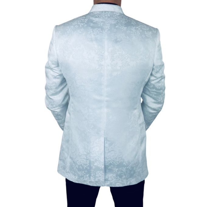 GIOVANNI PERA Marynarka męska kwiaty róże biała MGP5 elegancka, dla Pana Młodego i nie tylko | Sklep GriShop.eu | Marynarki