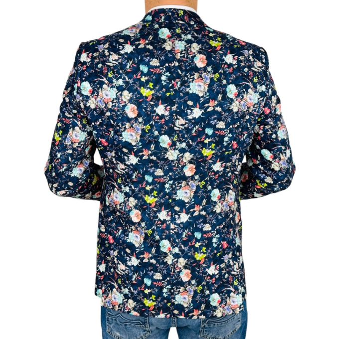 GIOVANNI PERA Marynarka męska D636 kwiaty, kolorowa, wesoła | Sklep GriShop.eu | Marynarki